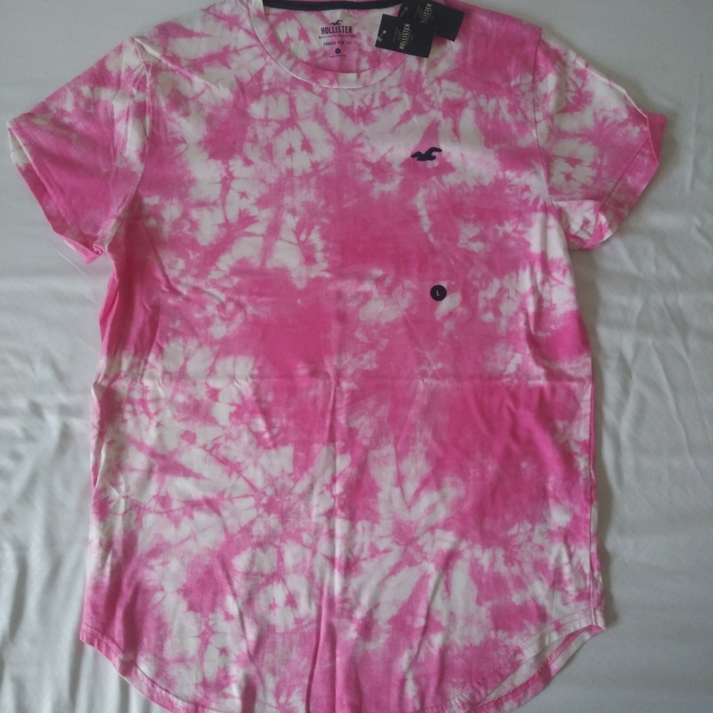 Hollister curved hem tee men